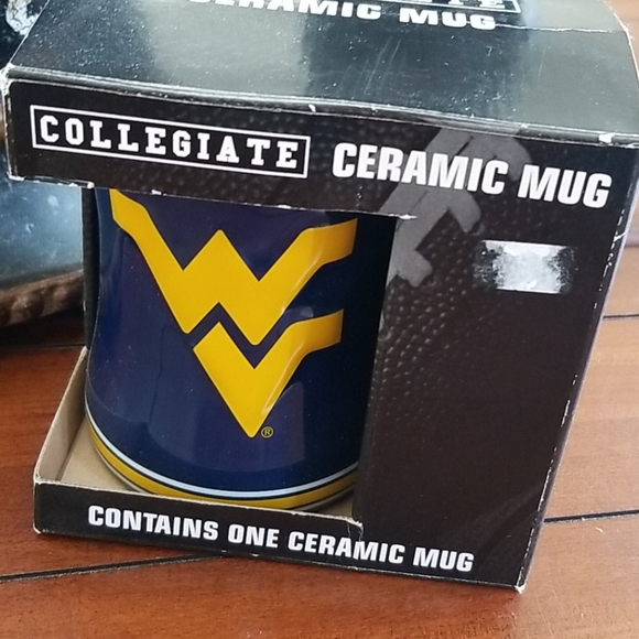 collegiate Other - WV CERAMIC 💙💛 COFFEE MUG